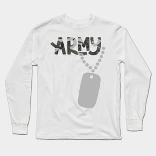 Army Tag Long Sleeve T-Shirt